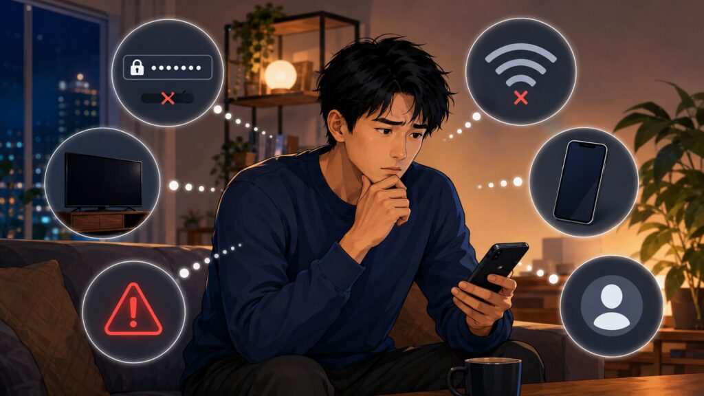 Huluにログインできない主な理由とトラブルの原因