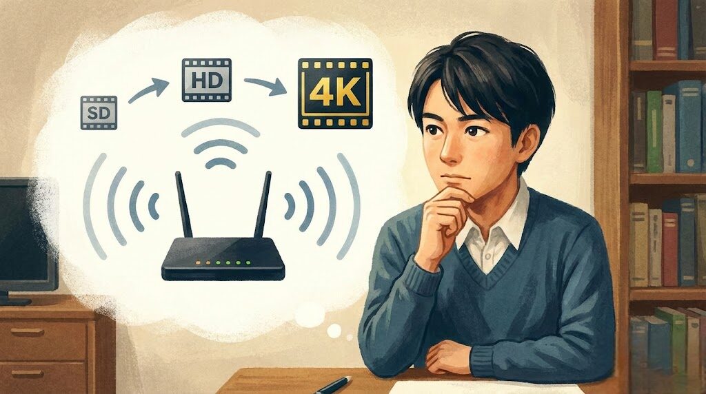 Huluの画質が悪い主な原因と自動調整の仕組み