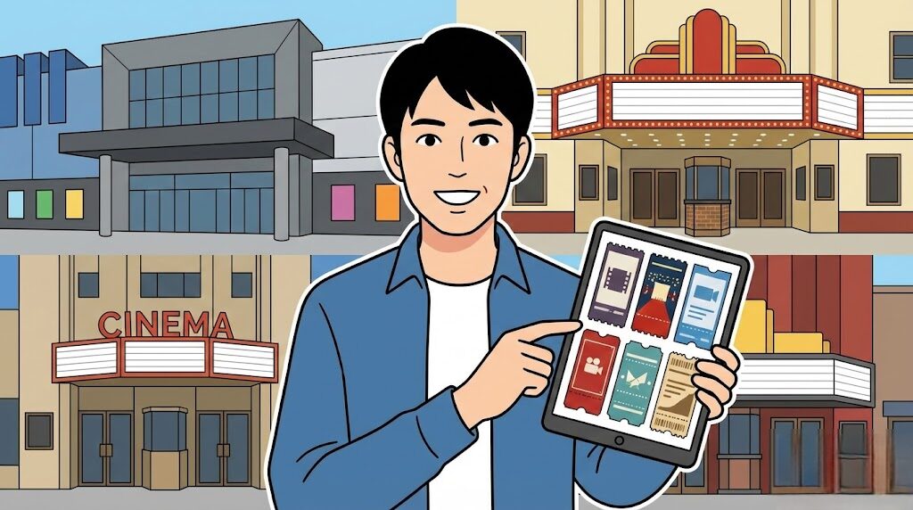 劇場別のU-NEXT映画チケットの期限と運用