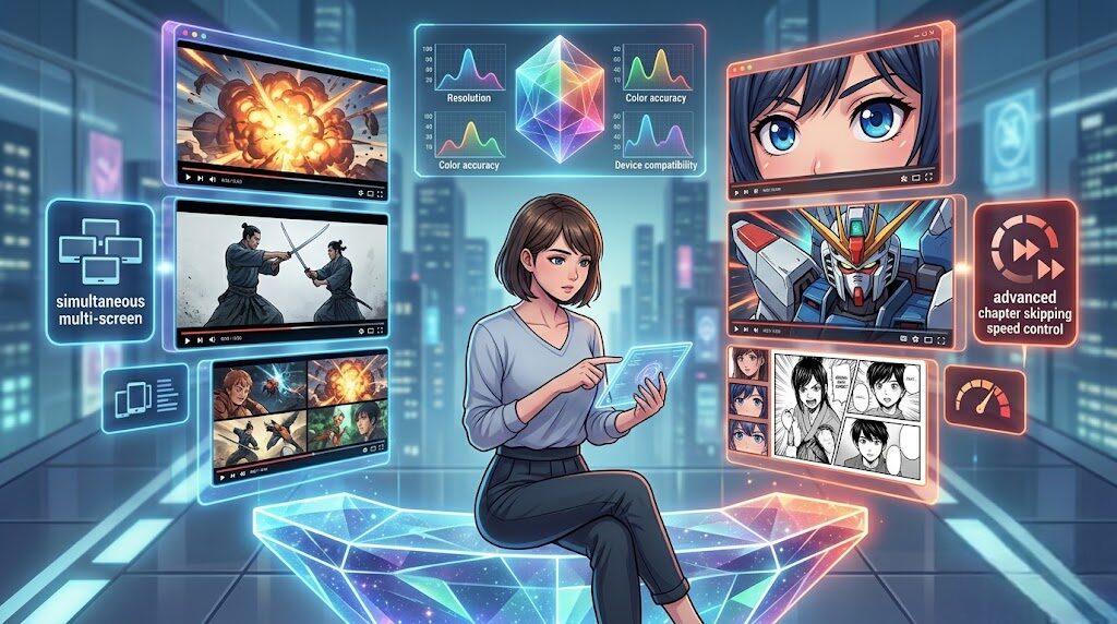 DMM TVとdアニメストアを比較し画質や機能を検証