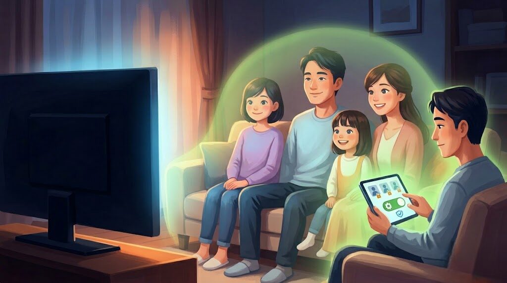 DMMTVのアカウント共有が家族にバレるのを防ぐ設定